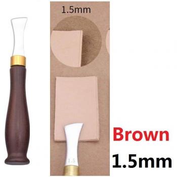 Leather Edge Finishing Tool, Stainless Steel, 1.0