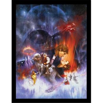 Guerra Galáctica: Póster enmarcado 40 cm, negro