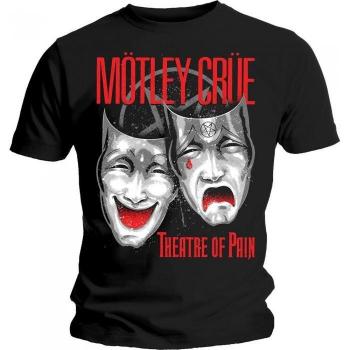 Motley Crue Unisex Theater of Pain Cry Tee XL Red/Black