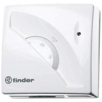 Finder Temperaturregler, Wandmontage, Weiß