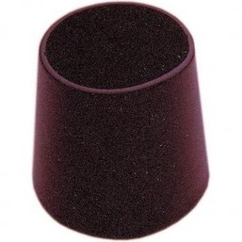 100 Pieds de Chaise Goutte Noire pour Tube 26 mm