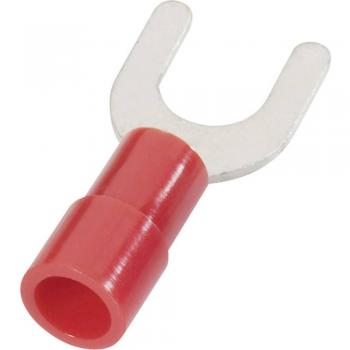 Cimco 180172 10 mm² Partially Insulated Terminal Red
