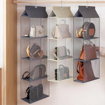 Closet Organizer for Hanging Handbags and Accessories