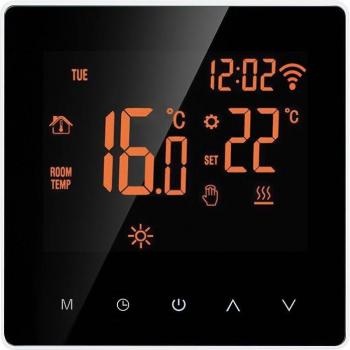 Wi-Fi-fähiger Thermostat mit digitalem Temperaturregler, Tuya App Kontrolle, LCD Touchscreen und programmierbarer Heizungssteuerung