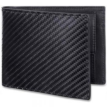 Portafoglio Carbonio Slim con Protezione RFID