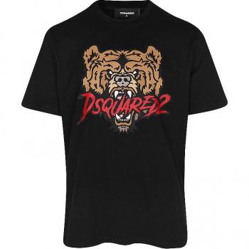 Dsquared2 Men's Black Cool Fit Graphic T-Shirt Size S
