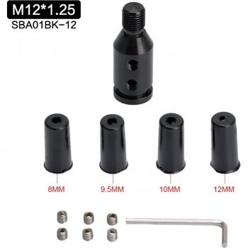 M12x1.25mm / M10x1.5mm Aluminum Gear Shift Knob Adapter for BMW Mini