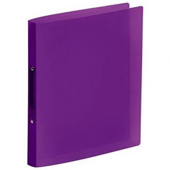 Veloflex Propyglass Ringbuch A4, 2 Ringe, 20mm, violett