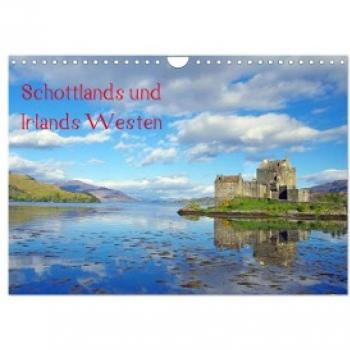 Schottlands und Irlands Westen (Wandkalender 2024 DIN A4 quer) CALVENDO Monatskalender