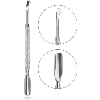 Silver Plated Nail Art Pusher