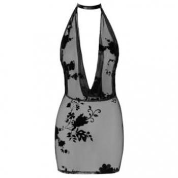 Noir Handmade Neckholder-Minikleid