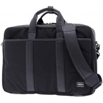 Turk Porter 2‑Way Briefcase, Black (125‑04490)