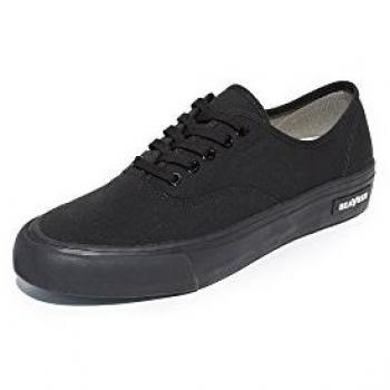 Black Legend Sneaker – Classic Canvas Trainers – Men’s UK 9