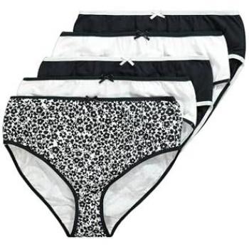 Ulla Popken Midislips 5er-Pack Damen, Baumwolle, große Größen