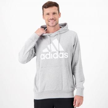 Adidas Sweatshirt mit großem Logo French Terry hellgrau M