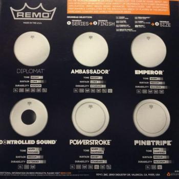 Remo ProPack Plus 14in Pinstripe
