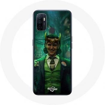 Coque Maniacase Oppo A53 Souple Noir Loki Thor Ragnarok – Collection Limitée