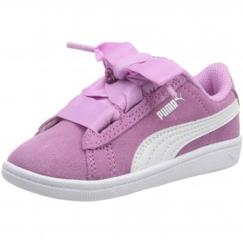Puma Vikky Ribbon AC Inf, Sneakers Basses Fille, Rose (Orchid White 02), 26 EU