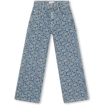 Fille MARC JACOBS Jean Bleu 6A avec Monogramme