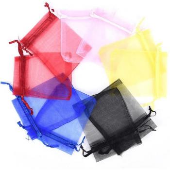 50pcs Organza Gift Bags for Weddings and Events