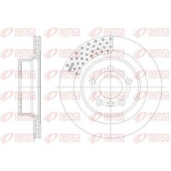 Remsa 62551.10 Belüftete Bremsscheibe für BMW