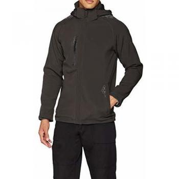 Regatta Professional Repeller Softshell Jacket Seal Grey Black Men's Jacket, Size: XXXL
