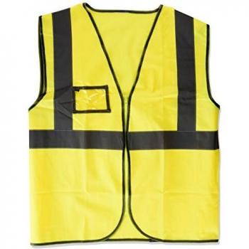 Chaleco Amarillo Fluo con Velcro XL