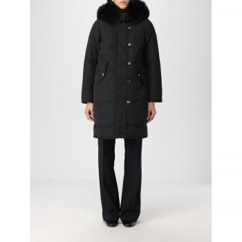 PEUTEREY Women's Black Coat XL