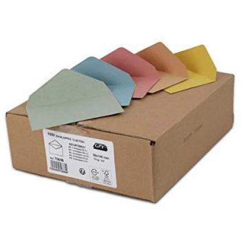 Boîte de 1000 enveloppes élection recyclées 90x140 75 g/m²