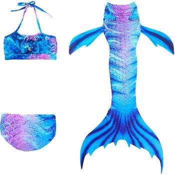 Hejin Mädchen-Meeresprinzessin Bademode – 3‑teiliger Schwimmanzug