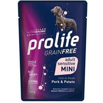 Prolife Grain Free Maiale Con Patate Cibo Umido Per Cani Adulti Taglia Mini Bust