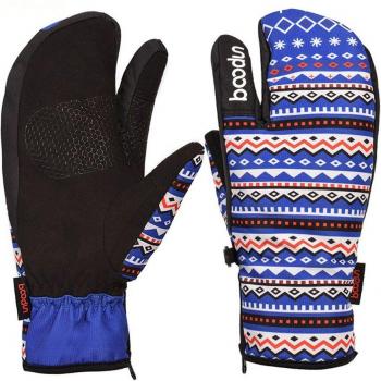 Women’s Boodun Winter Snowboard Gloves – Windproof, Water‑Resistant, Cotton Warm
