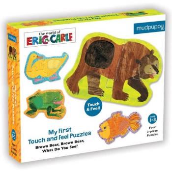 Mudpuppy Sensory Puzzle – Eric Carle Edition, 3 Pieces