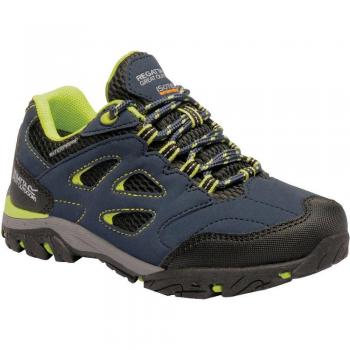 Regatta Kids Holcombe Low Rise Impermeable Al aire libre Caminata Entrenadores Zapatos Verde 4 UK