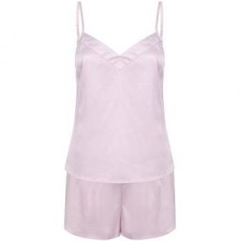 Conjunto Pijama Satin Towel City Dama 16-18 Preto