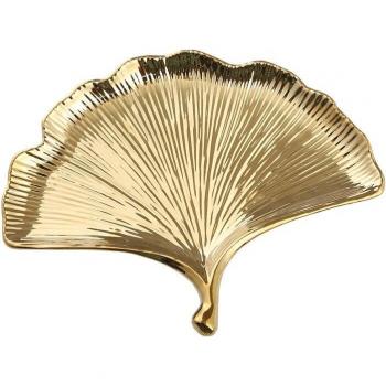 Nordic Ginkgo Leaf Snack Plate