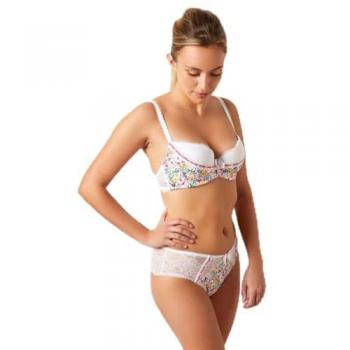 Soutien-gorge FLORILEGE blanc – coques, armatures, design Brigitte Bardot