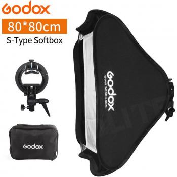 Godox 80x80 cm Softbox with S-Type Holder and Carry Bag