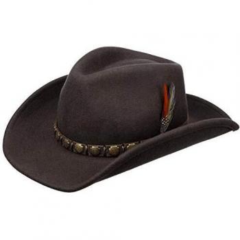 Stetson Hackberry Hut aus Wollfilz braun XL