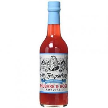 Mr Fitzpatrick's No Added Sugar Rhubarb & Rose Cordial, 500 ml