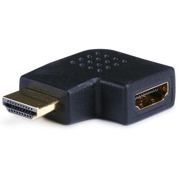 HDMI‑adapter med 19‑pins, vinklad 90° (Hann till Hunn)