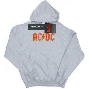 AC/DC Women's Distressed Red Logo Hoodie L