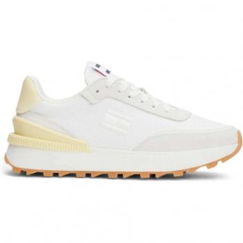 Tech Runner Blanco‑Amarillo de Tommy Jeans