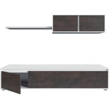 Set Salotto DMORA 200x43x41 cm, Modulo Pensile 105x35x29 cm