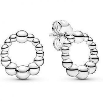 Boucles d'oreilles Pandora cercle de perles