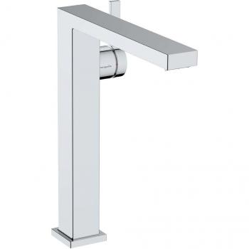Hansgrohe Tecturis E Fine Einhebel-Waschtischmischer 240, Ausladung 197mm, mit Push-Open Ablaufgarnitur, CoolStart, EcoSmart+, 73070