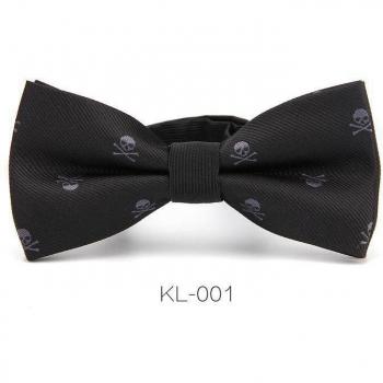 Männer‑Skull-Fliege – Neue Casual Black Wine Gravata