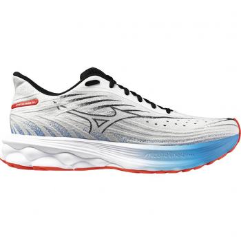 Mizuno WAVE SKYRISE 6 Herrenlaufschuh – Grau‑Blau, Größe 47