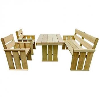 VidaXL 4-tlg. Gartenmöbel Set aus Kiefernholz imprägniert