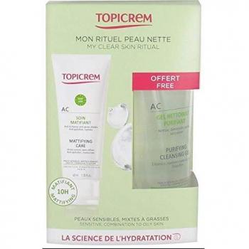 Pack Topicrem AC Cuidado Matificante 40 ml + Gel de Limpieza 75 ml